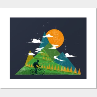 mountain bike Posters and Art